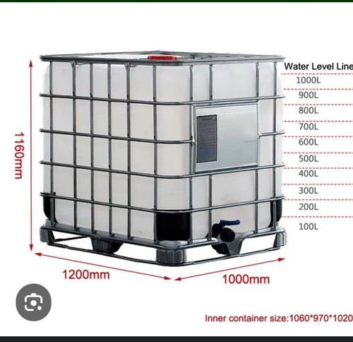 Ibc 1000 litre water tank - 1000,