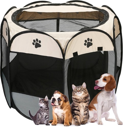 Foldable pet playpen - foldable,