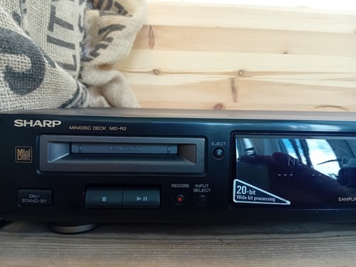 Sharp minidisc player - minidisc, deck