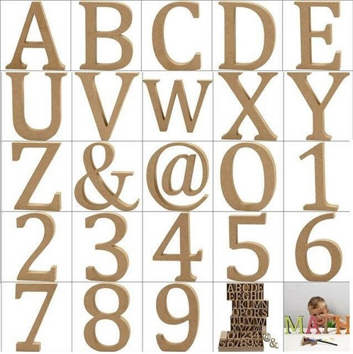 Wooden alphabet letters - 3d,