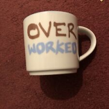 Jamie Oliver Mug Over Worked Under Paid