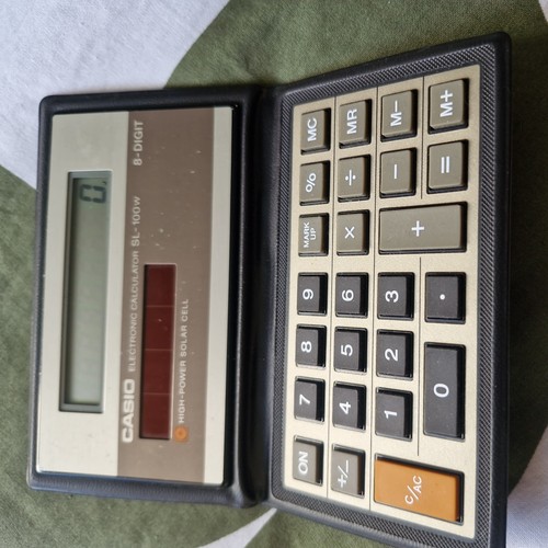Vintage casio 100w solar - vintage, sl-100w