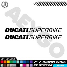 2x DUCATI SUPERBIKE Vinyl
