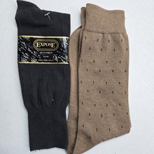 Vintage Mens Dress Socks 10-13