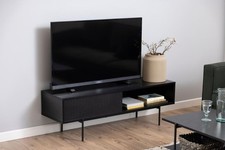 Angus TV Unit Black melamine