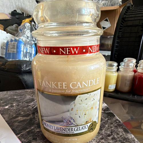 Yankee candle honey lavender - candle,
