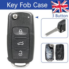 for Skoda Fabia Yeti Citigo Roomster Rapid Flip Car Key Fob Case 3 Button Shell