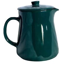 Vintage Arabia Finland Kilta Teema Green Pitcher Jug Kaj Franck with Lid MCM