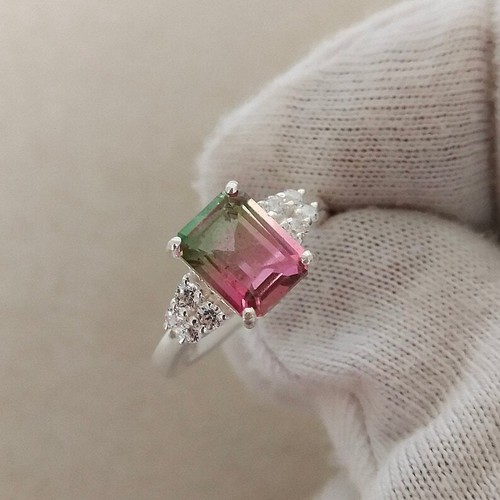 Handmade watermelon tourmaline - handmade,
