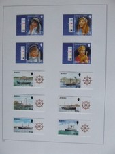 JERSEY 2001 MINT STAMPS & MINI SHEET COLLECTION, SEE THE 5 PHOTOS