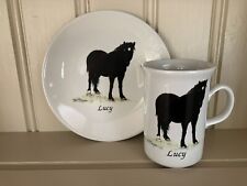 Redwings Horse Sanctuary Mug and Plate 'Lucy' Vintage 1990s