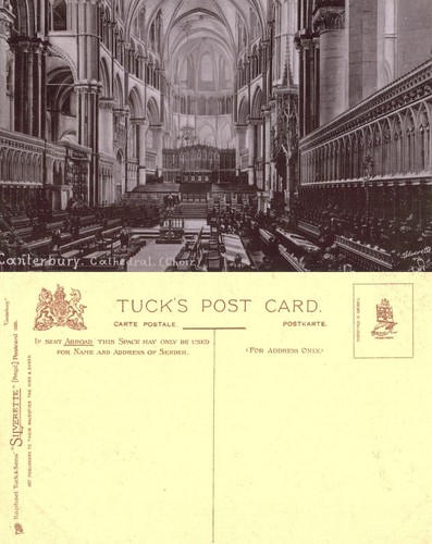 Vintage postcard canterbury - vintage,