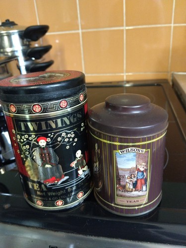 Vintage tea caddies - 2,