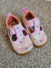 Baby Girl Clarks x Frugi Pre Walker Shoes Size 3.5F