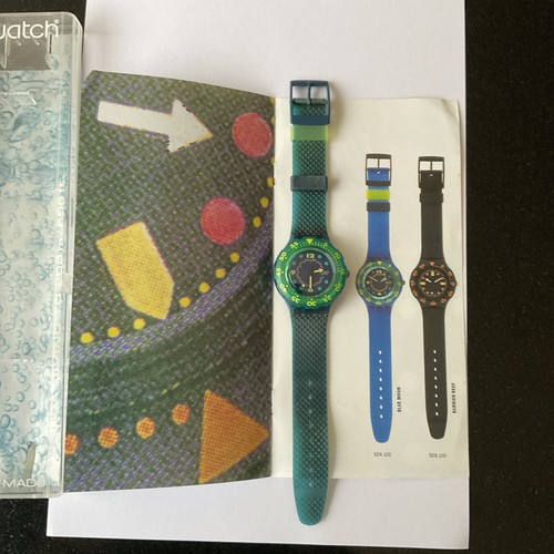 Swatch scuba 200 - swatch, blue