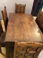 Refectory Dining Table with 6