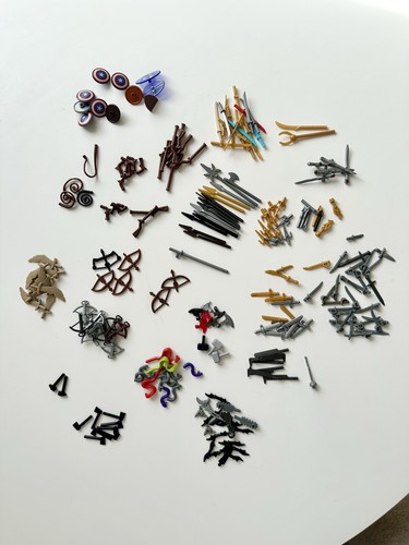 Lego minifigure weapons lot - lego,