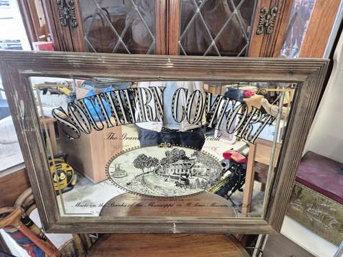 Vintage pub mirror southern - vintage,