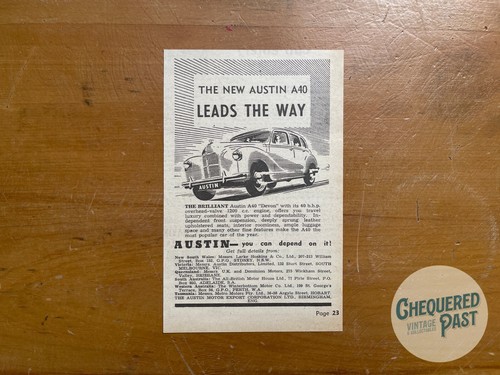 Vintage 1950 austin a40 - austin,