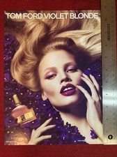 Model Lara Stone for Tom Ford Violet Blonde 2011 Print Ad - Great to Frame!