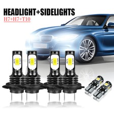 For Bmw 3 Series E90 E91 Led Xenon White LED Headlight Side Light Bulbs 2005-12