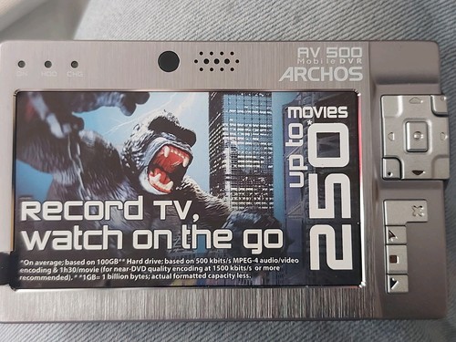 Archos av500 80gb portable - av500,