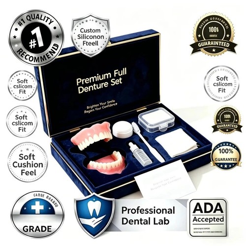Temporary fake teeth upper - teeth,