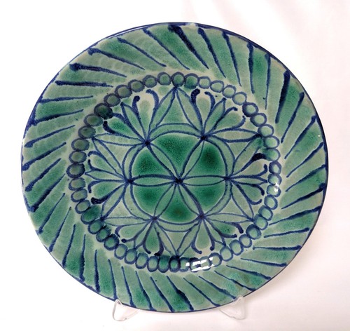 Vintage spanish ceramic plate - vintage,