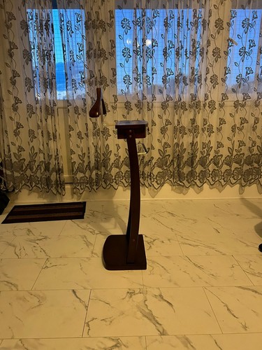 Vintage dark wood executive - vintage,