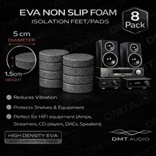 8x Speaker Isolation Pads Foam