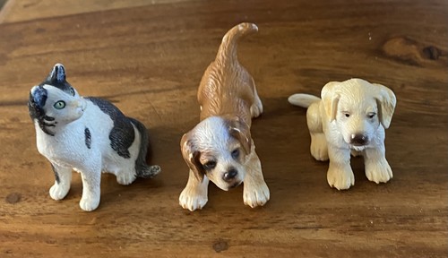 Schleich cat dog figures - schleich,
