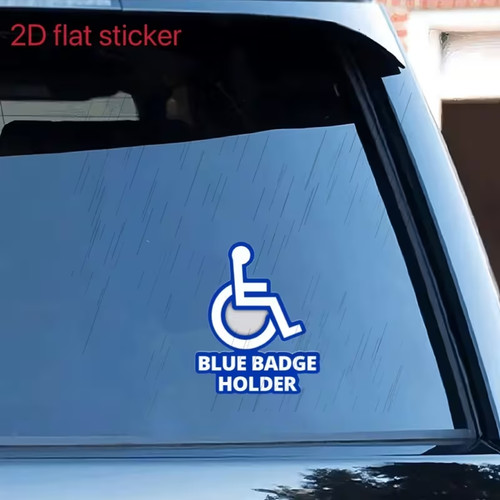 Pcs blue badge holder - blue,