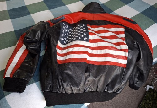 90s genuine leather - leather, jacket