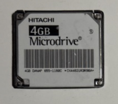 Hitachi ibm microdrive - 4, gb