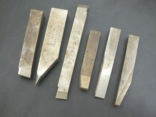 6 VINTAGE HSS LATHE TOOLS CUTTER TOOLS BSA ETC