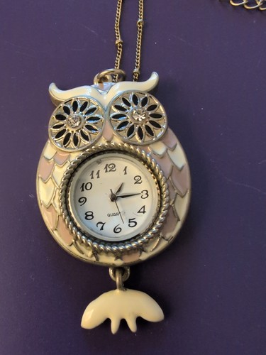 Ladies watch pendant necklace - watch,