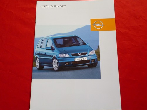 2002 opel zafira opc - zafira, a