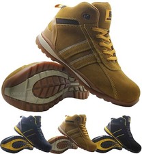 MENS LEATHER LIGHTWEIGHT STEEL