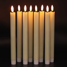 6Pcs Candles with Remote Control and Timer Flameless Eldnacele LED Taper