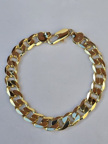 Extra long gold plated chunky - gold,