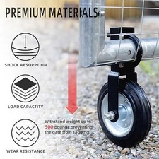 Rubber Wheel Farm Gate Caster