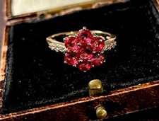 Vintage Style Red Gemstone
