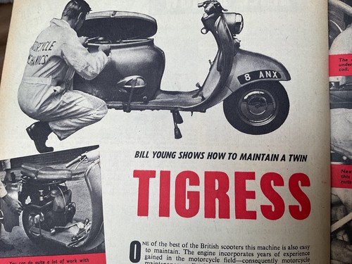 Triumph tigress maintenance - triumph,