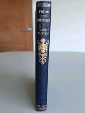 PRIDE & PREJUDICE BY JANE AUSTEN PUBLISHED BY COLLINS LIBRARY OF CLASSICS 1950s