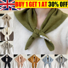 Wool Knitted Triangular Scarf Warm Warm Shawl New Triangle Knit Scarves Winter