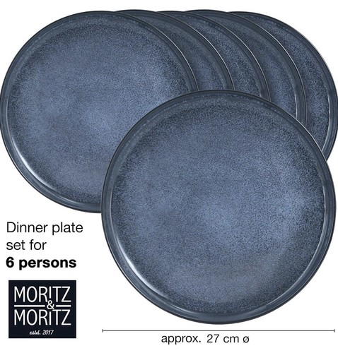 Piece blue porcelain dinner - blue,