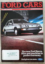 Ford Cars Range Brochure 1982 - Fiesta Escort Sierra Capri Granada XR2 XR3 2.8i