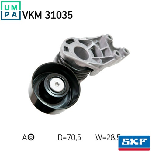 Belt tensioner vribbed - tensioner,
