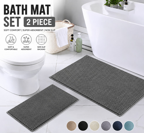 Waterproof bath mat pedestal - mat,