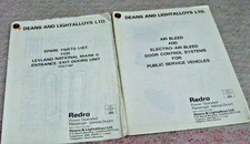 DEAN AIR BLEED DOOR CONTROL SYSTEM LEYLAND NATIONAL MARK II DOOR UNIT PARTS LIST